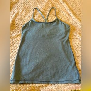Lululemon power y tank Grey size 10